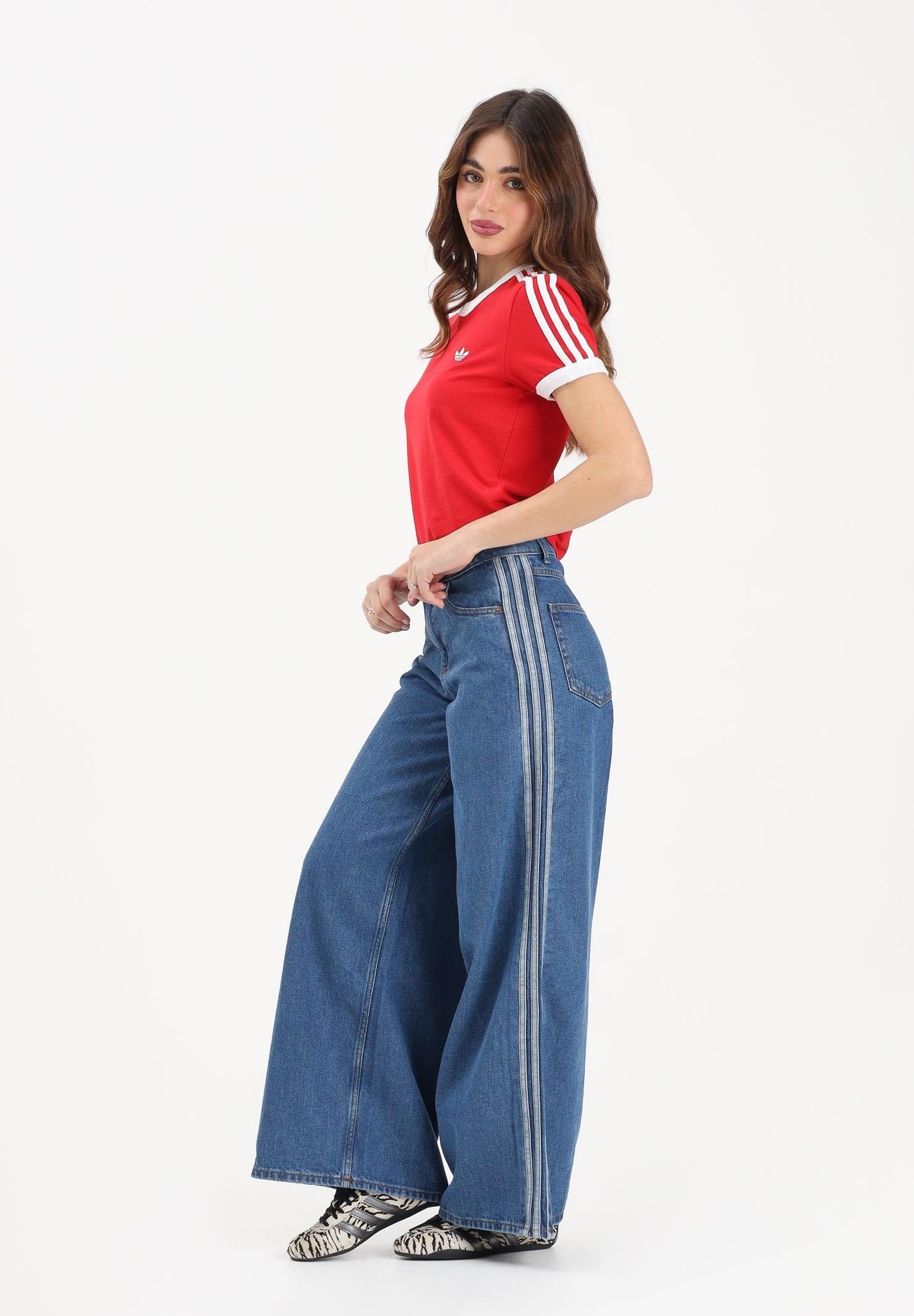 ADIDAS ORIGINALS Jeans TRACK FIREBIRD ADILENIUM in denim medio da donna KD2906 . ADIDAS ORIGINALS 