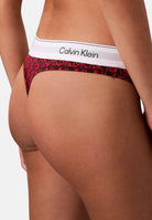 CALVIN KLEIN Perizoma rosso da donna con logo all over LV00QF8518 ZIJ CALVIN KLEIN 