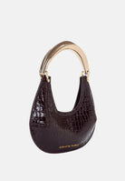 ELISABETTA FRANCHI Borsa a mano bordeaux da donna con stampa cocco BS29A56E2 EA4 ELISABETTA FRANCHI 