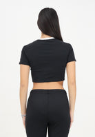 ADIDAS ORIGINALS T-shirt a manica corta 3-Stripes nera da donna IU2532 . ADIDAS ORIGINALS 