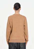 N21 Felpa girocollo cammello per donna, ragazzi e bambini con logo a contrasto N21588N0154 0N720 N21 