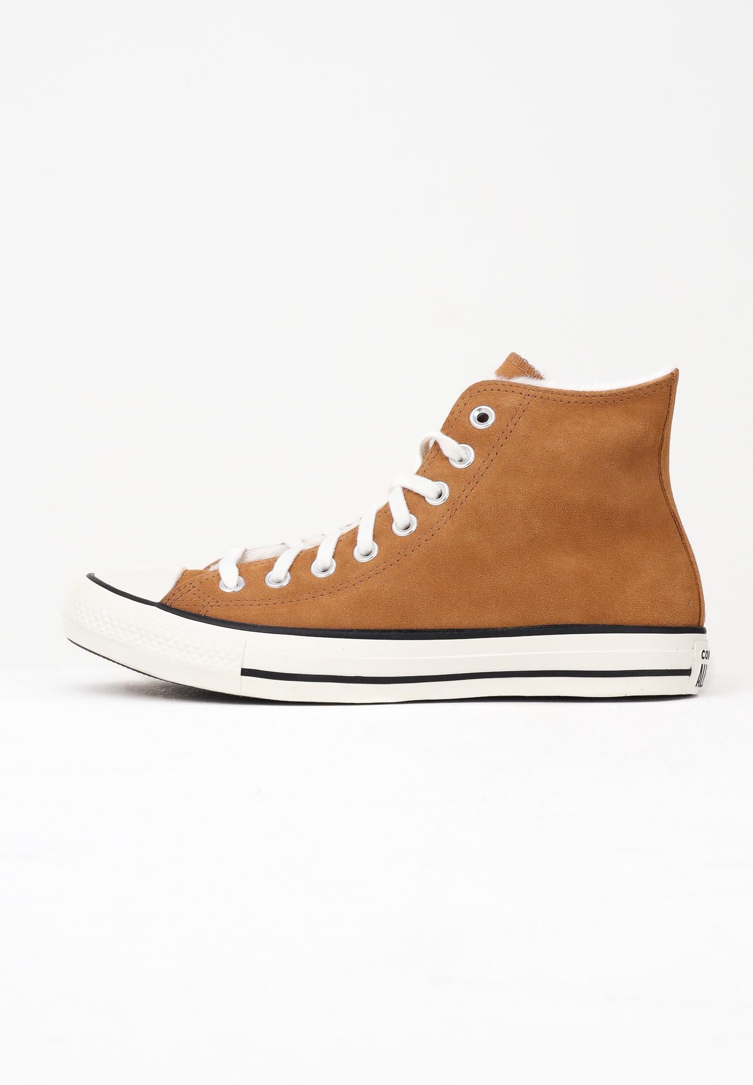 CONVERSE Sneakers Chuck Taylor All Star Cozy Suede cammello per uomo e donna A17974C , CONVERSE 