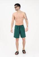 ADIDAS ORIGINALS Shorts mare ADICOLOR 3 STRIPES verde da uomo JZ8477 . ADIDAS ORIGINALS 