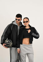 ADIDAS ORIGINALS Giubbotto di jeans Adicolor Denim nero da donna JD3110  ADIDAS ORIGINALS 