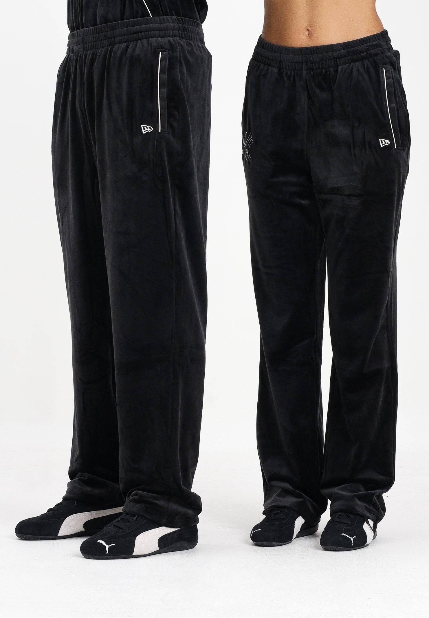 NEW ERA Pantalone sportivo New York Yankees MLB Velour nero per uomo e donna 60684338  NEW ERA 