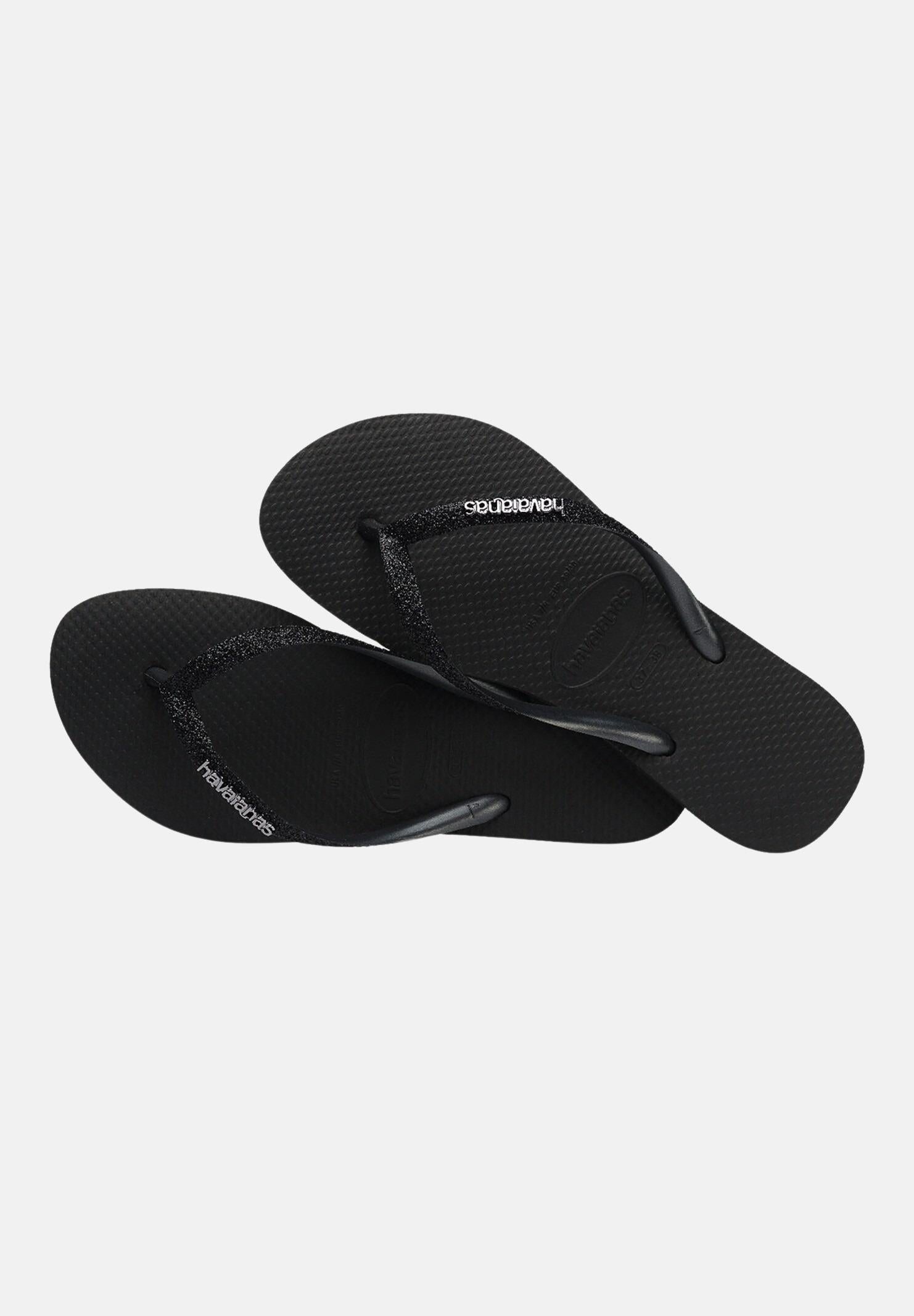 HAVAIANAS Infradito Havaianas Slim Glitter II neri da donna 4146975. 1069 HAVAIANAS 