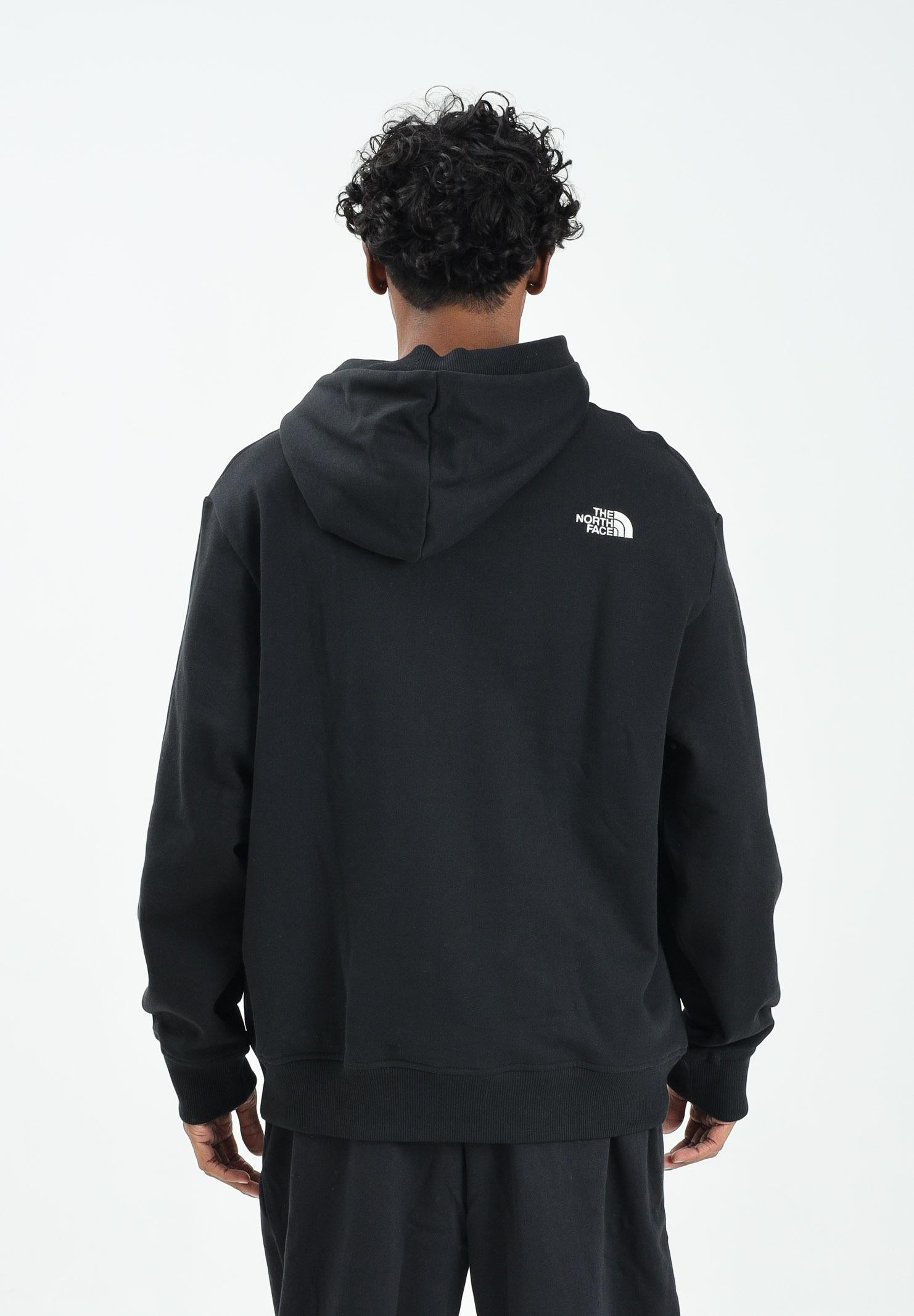 THE NORTH FACE Felpa con cappuccio Icon Relaxed nera da uomo NF0A8EU8JK31  THE NORTH FACE 