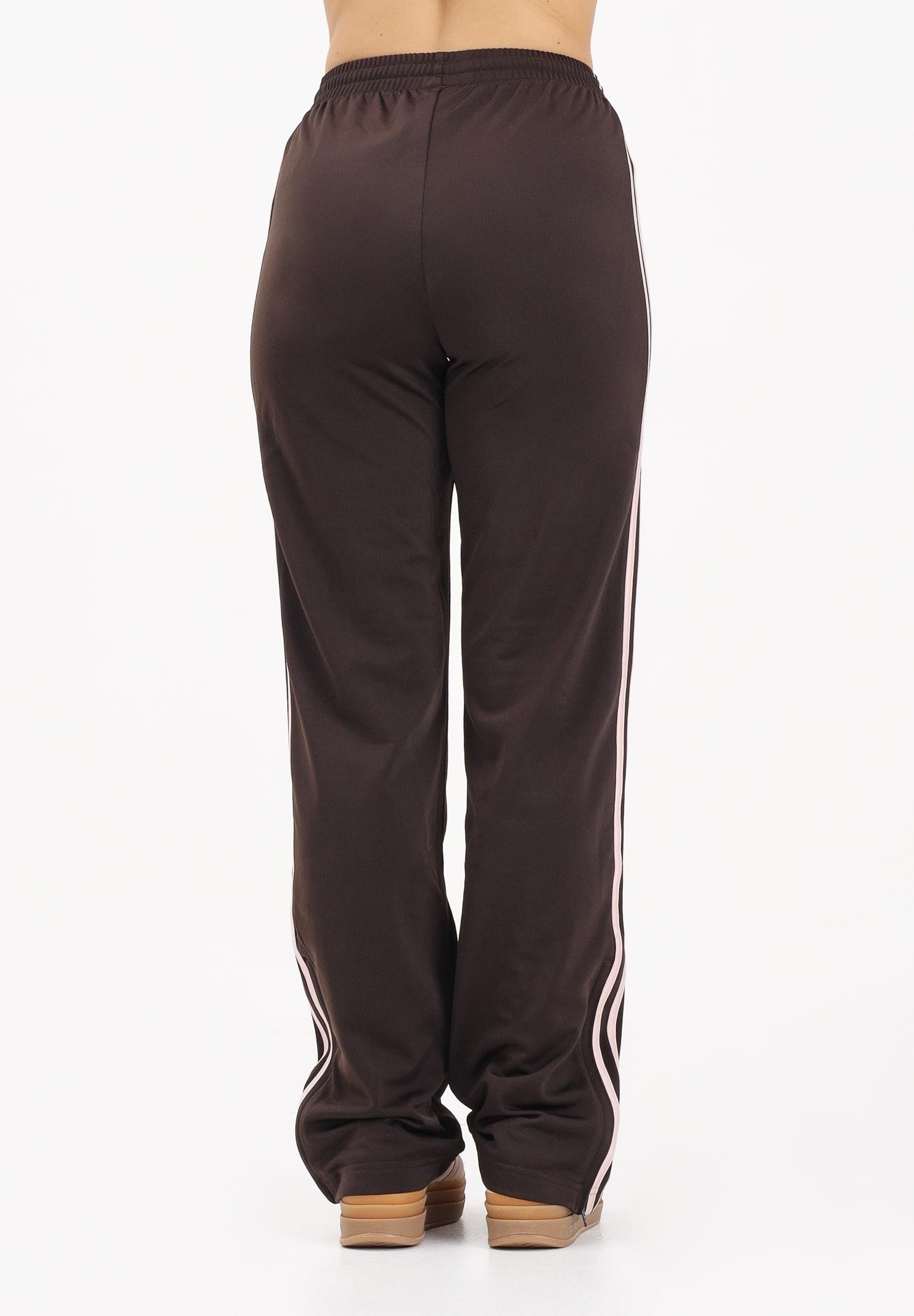 ADIDAS ORIGINALS Pantalone sportivo Firebird Classic marrone e rosa da donna KC6563 . ADIDAS ORIGINALS 