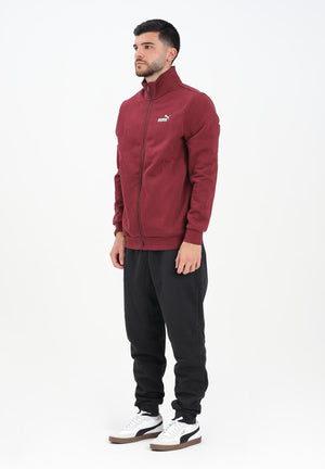 PUMA Tuta Essentials bordeaux e nera da uomo 688175 96 PUMA 