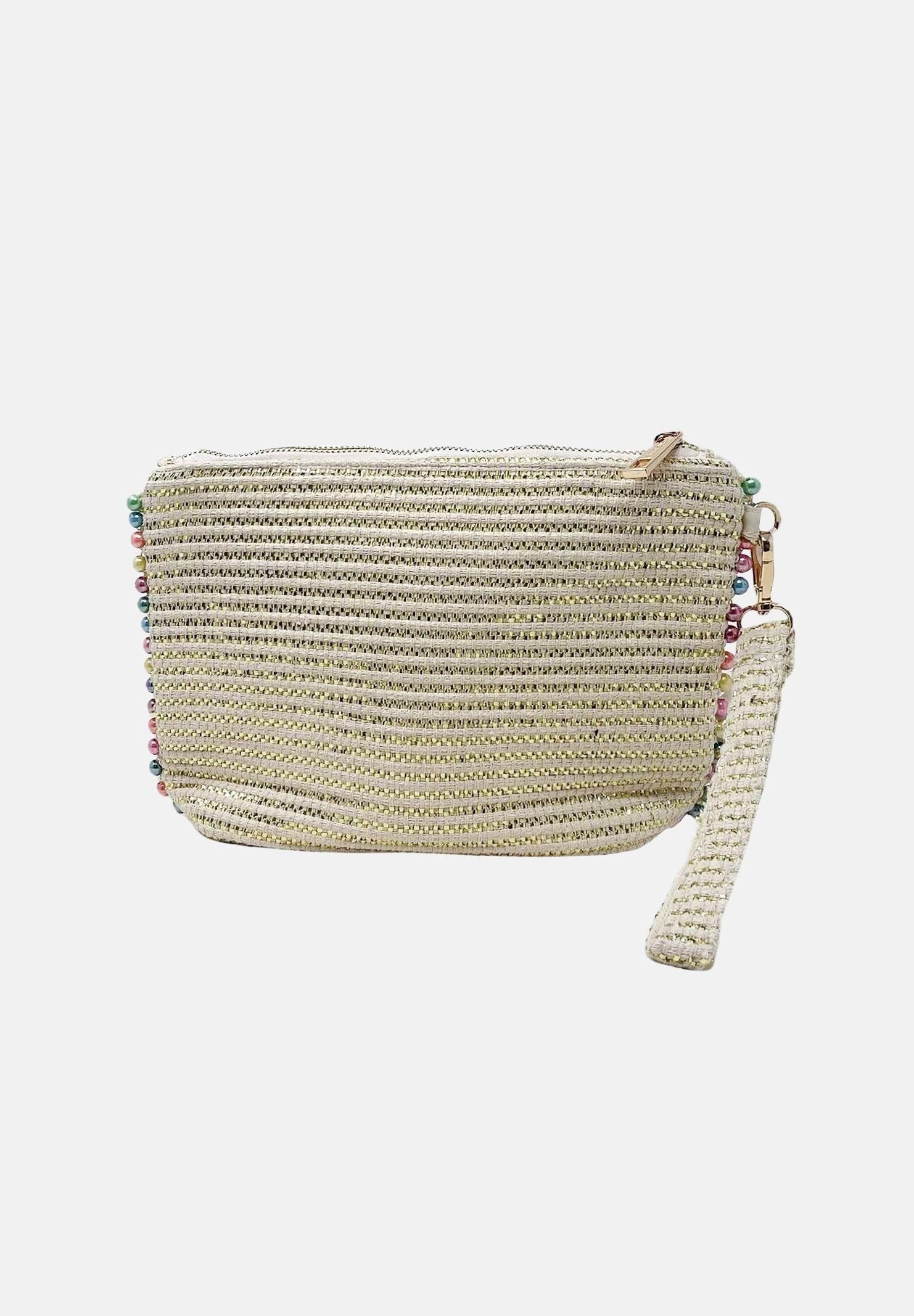 MARC ELLIS Pochette CASSY INDY 26 beige e oro da donna CASSY-INDY26 02 MARC ELLIS 