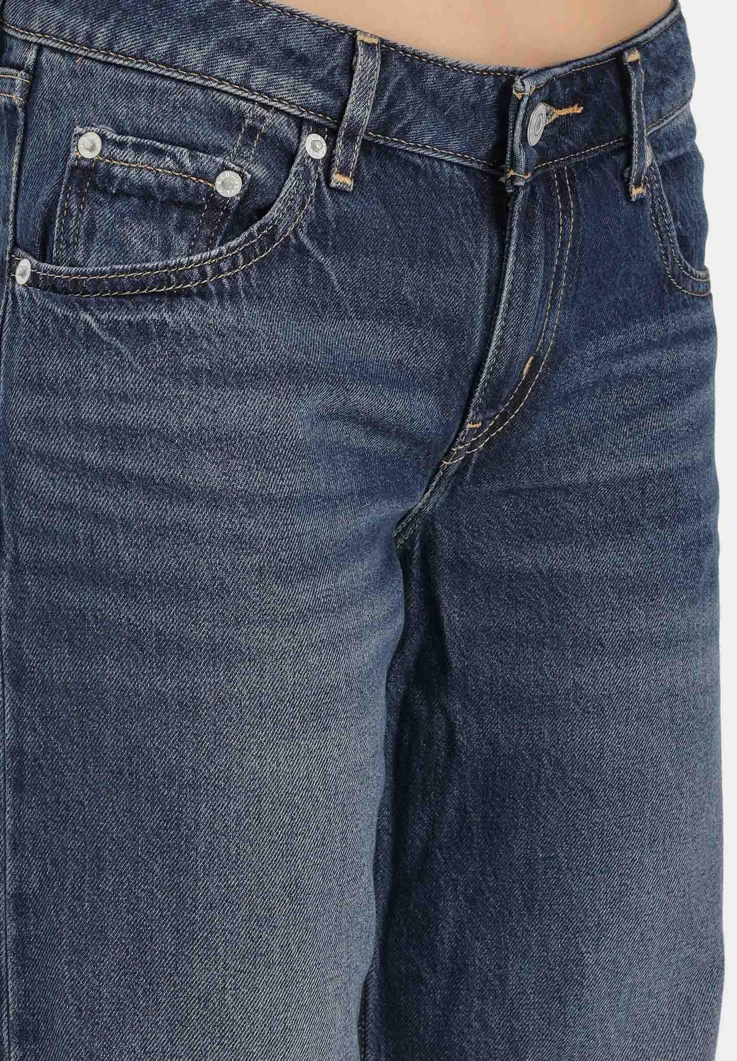 LEVI'S Jeans Low Loose in denim blu sfumato da donna A5566-0064 . LEVI'S® 