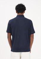 SELECTED HOMME Polo a manica corta blu da uomo 16100460 SKCA SELECTED HOMME 