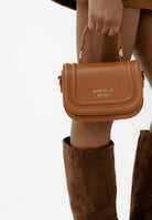 MARC ELLIS Borsa a mano Glossy cuoio da donna GLOSSY-BAG DACU MARC ELLIS 