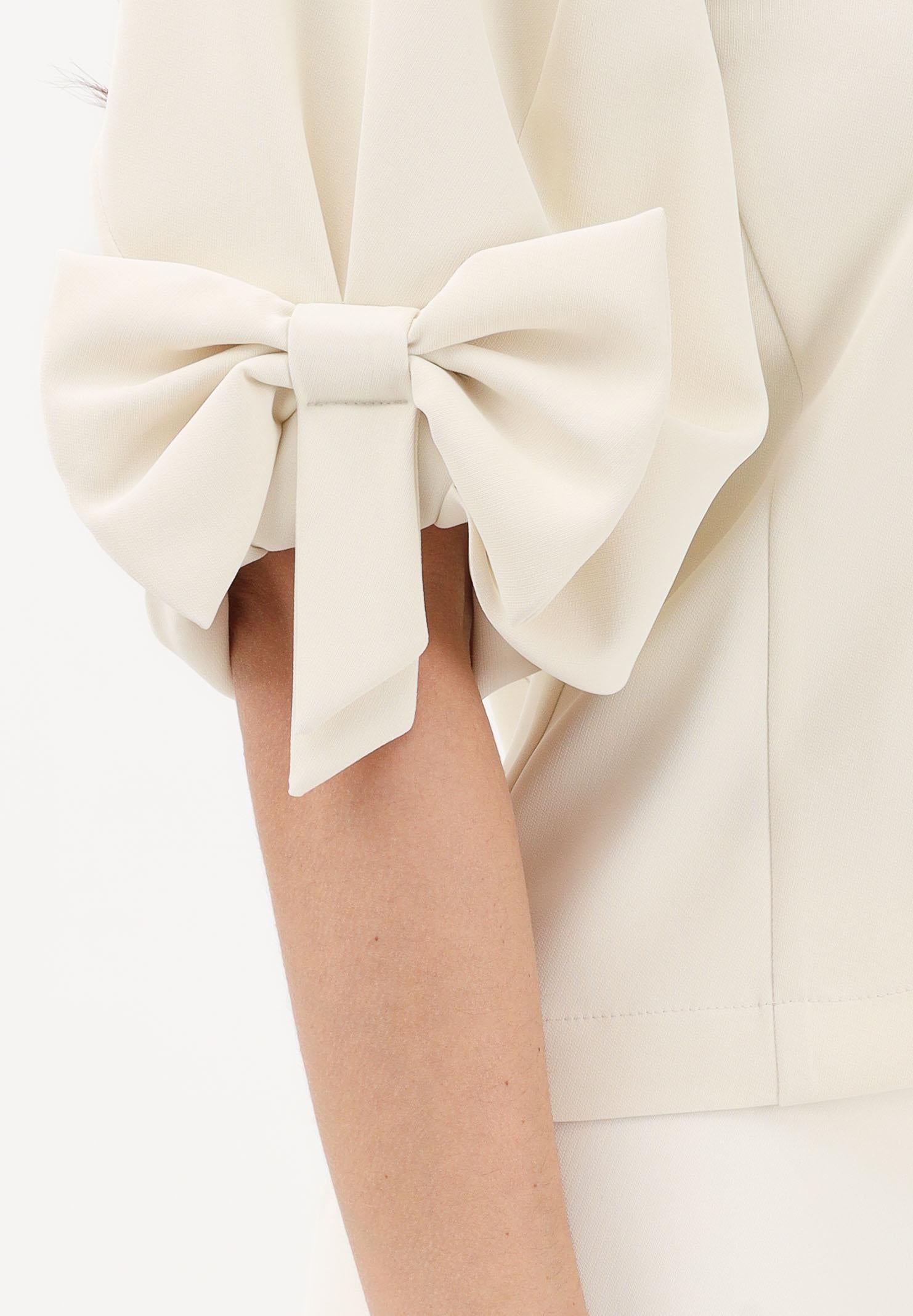 VICOLO Blusa burro da donna con fiocco applicato TAB0245 ABU04 VICOLO 