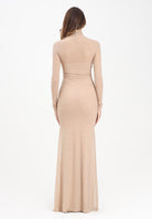 ALMA SANCHEZ Abito lungo Acoro nude da donna con strass all-over AS2526010RT 063 ALMA SANCHEZ 