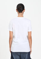 DIESEL T-shirt a manica corta bianca per donna, ragazzi e bambini con logo J025010GRAI K100 DIESEL 