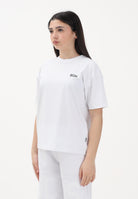 GCDS T-shirt a manica corta bianca per donna, ragazzi e bambini con maxi stampa sul retro Z0UJQC587J105 100B GCDS 