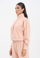 NEW ERA Felpa mezza zip New York Yankees MLB Tonal rosa da donna 60684430  NEW ERA 