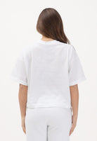 MARCELO BURLON COUNTY OF MILAN T-shirt a manica corta bianca da donna con ricamo ali in strass 26ECM30125 BI MARCELO BURLON COUNTY OF MILAN 