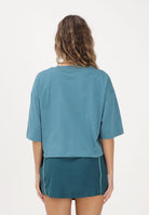 NEW BALANCE T-shirt a manica corta Athletics Premium Chest Logo verde acqua da donna WT51908AAZ . NEW BALANCE 