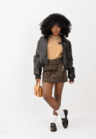 LEVI'S® Gonna corta Icon in denim animalier da donna A4694-0058 . LEVI'S® 