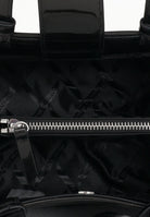 ARMANI EXCHANGE Borsa a mano nera da donna con effetto logato all-over XW001576AF17290 UC001 ARMANI EXCHANGE 