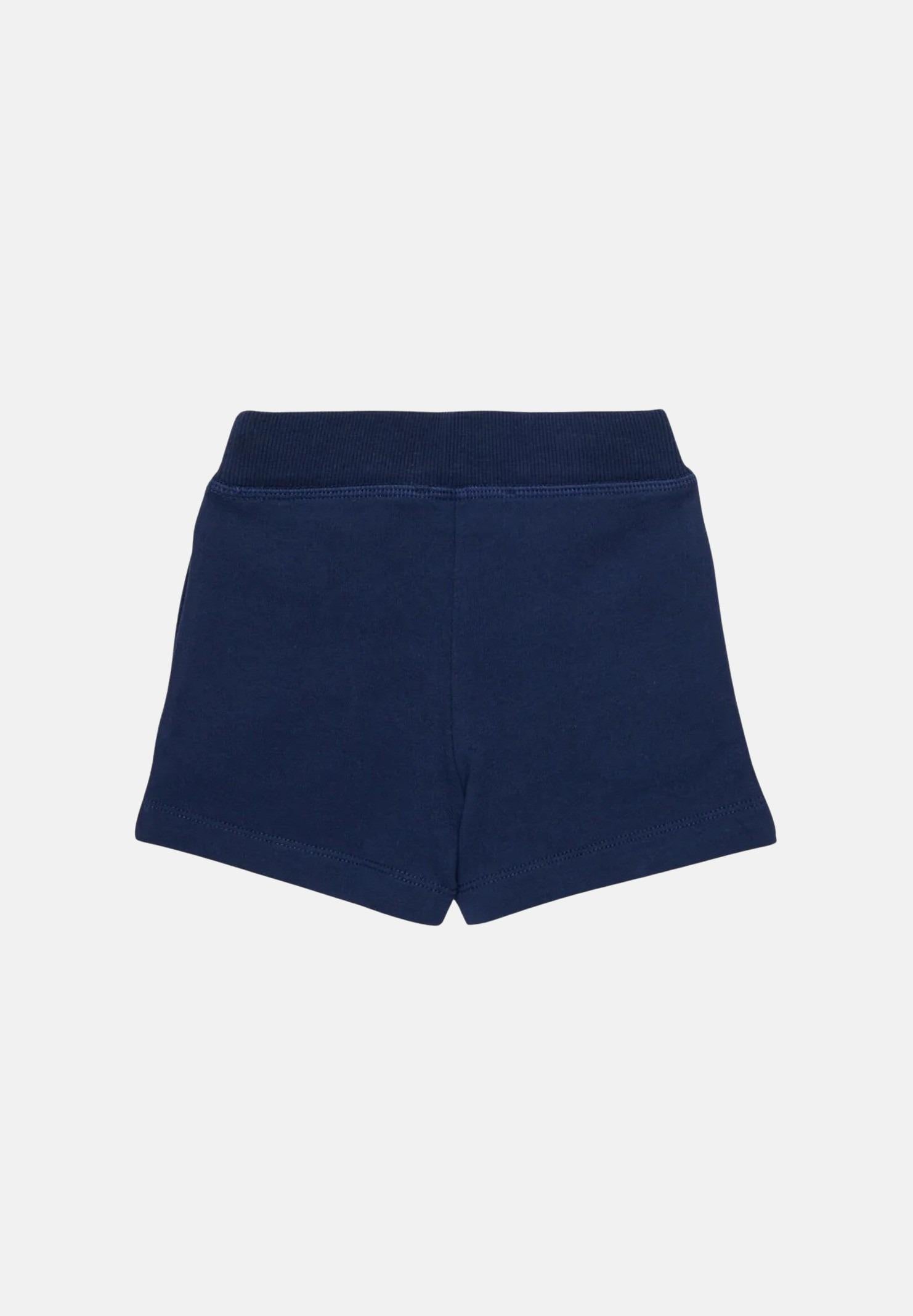 DSQUARED2 Shorts blu da neonato con stampa college DQ2870D0ACC DQ880 DSQUARED2 