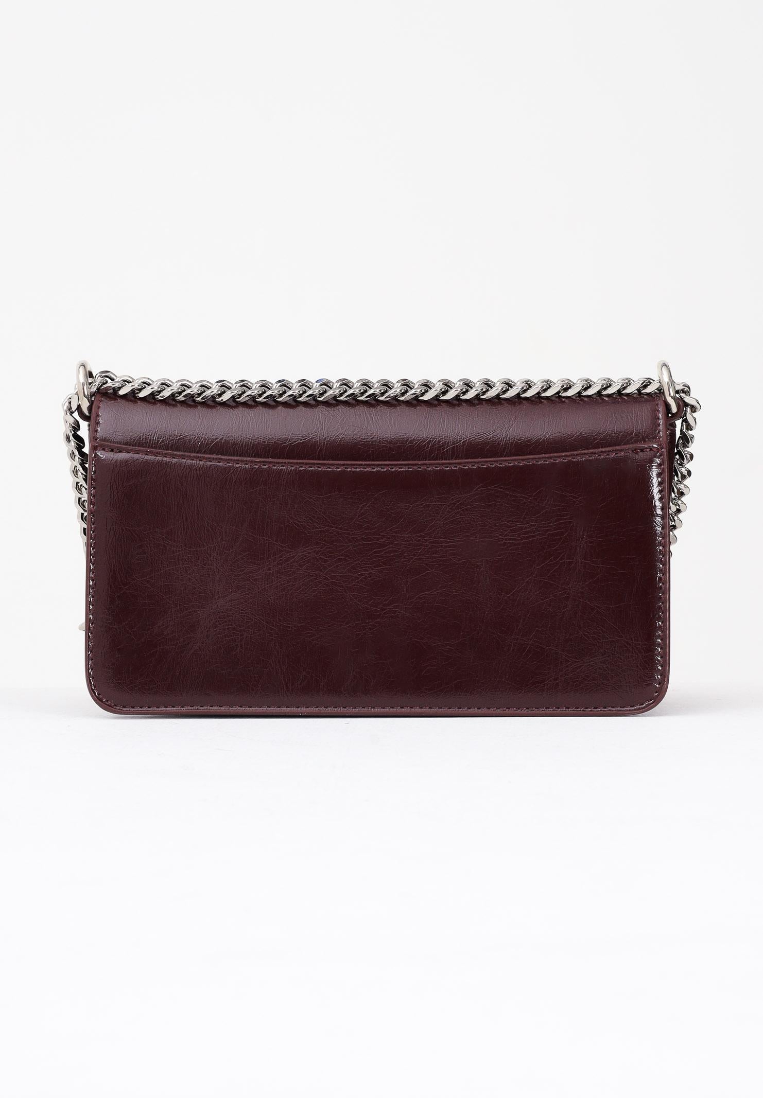 RICHMOND Borsa a tracolla bordeaux da donna con placca JR RWA25227BO WIBU RICHMOND 