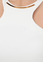 ELISABETTA FRANCHI Abito midi avorio da donna AB91761E2 360 ELISABETTA FRANCHI 