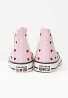 CONVERSE Sneakers Chuck Taylor All Star Easy-On Valentine's Day rosa da bambina A19066C . CONVERSE 