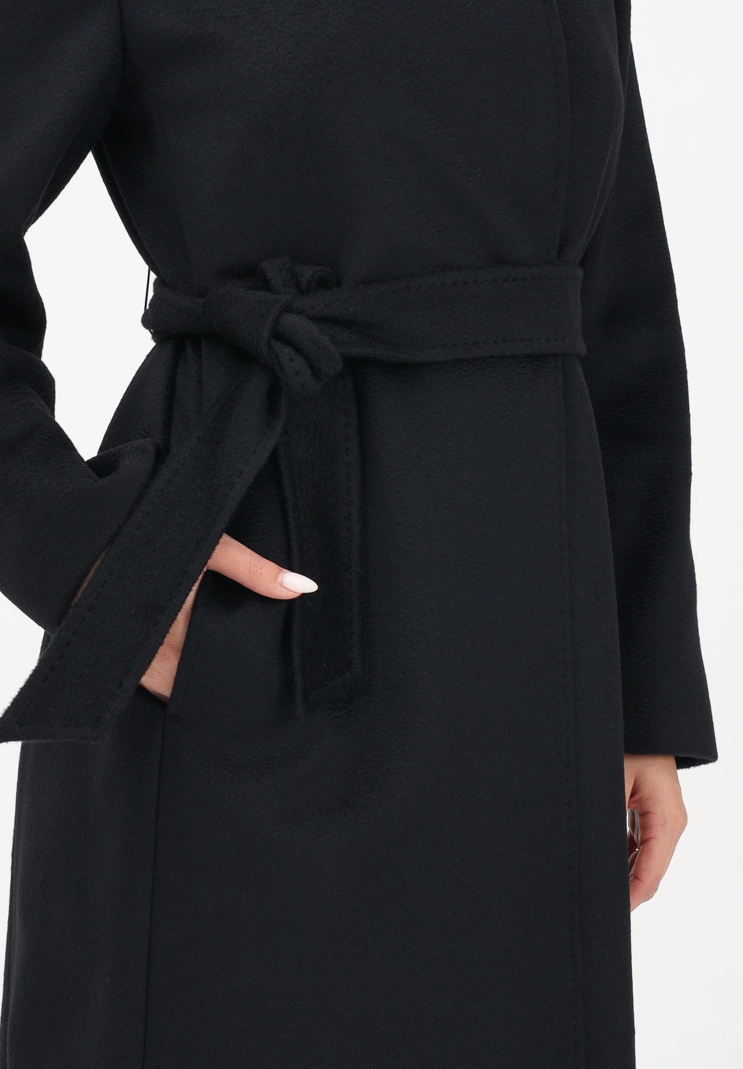 MAX MARA Cappotto a Vestaglia BCollag Nero Donna