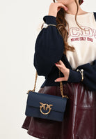 PINKO Borsa a tracolla Mini Love Bag blu da donna 100074A0F1 G08Q PINKO 