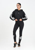 ADIDAS PERFORMANCE Leggings sportivo Future Icons 3-Stripes nero da donna JE0215  ADIDAS PERFORMANCE 