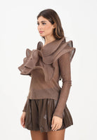 TPN Maglia Walpole marrone da donna WALPOLE132W5 I6 TPN 