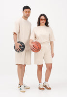 NEW ERA Shorts sportivo Chicago Bulls NBA Core Plus beige per uomo e donna 60856154 . NEW ERA 
