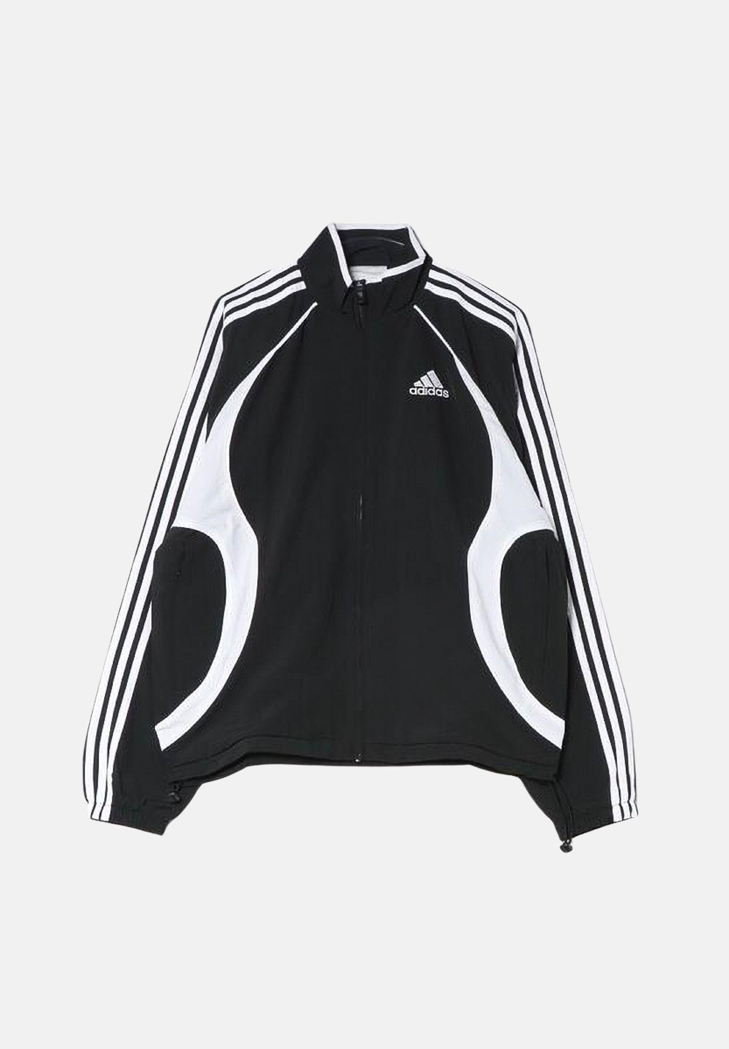 ADIDAS ORIGINALS Giacca a vento Teamgeist Adicolor nera da uomo KD5858 . ADIDAS ORIGINALS 
