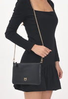 PINKO Pochette Classic Flat Love Bag Simply nera da donna 100455A0F1 Z99Q PINKO 