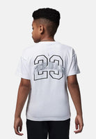JORDAN T-shirt a manica corta MVP Back Graphic Swoosh bianca da bambino 95F053 001 JORDAN 