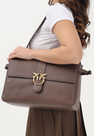 PINKO Shopper Extra Love Bag Slouchy marrone da donna 105067A0QO L74Q PINKO 