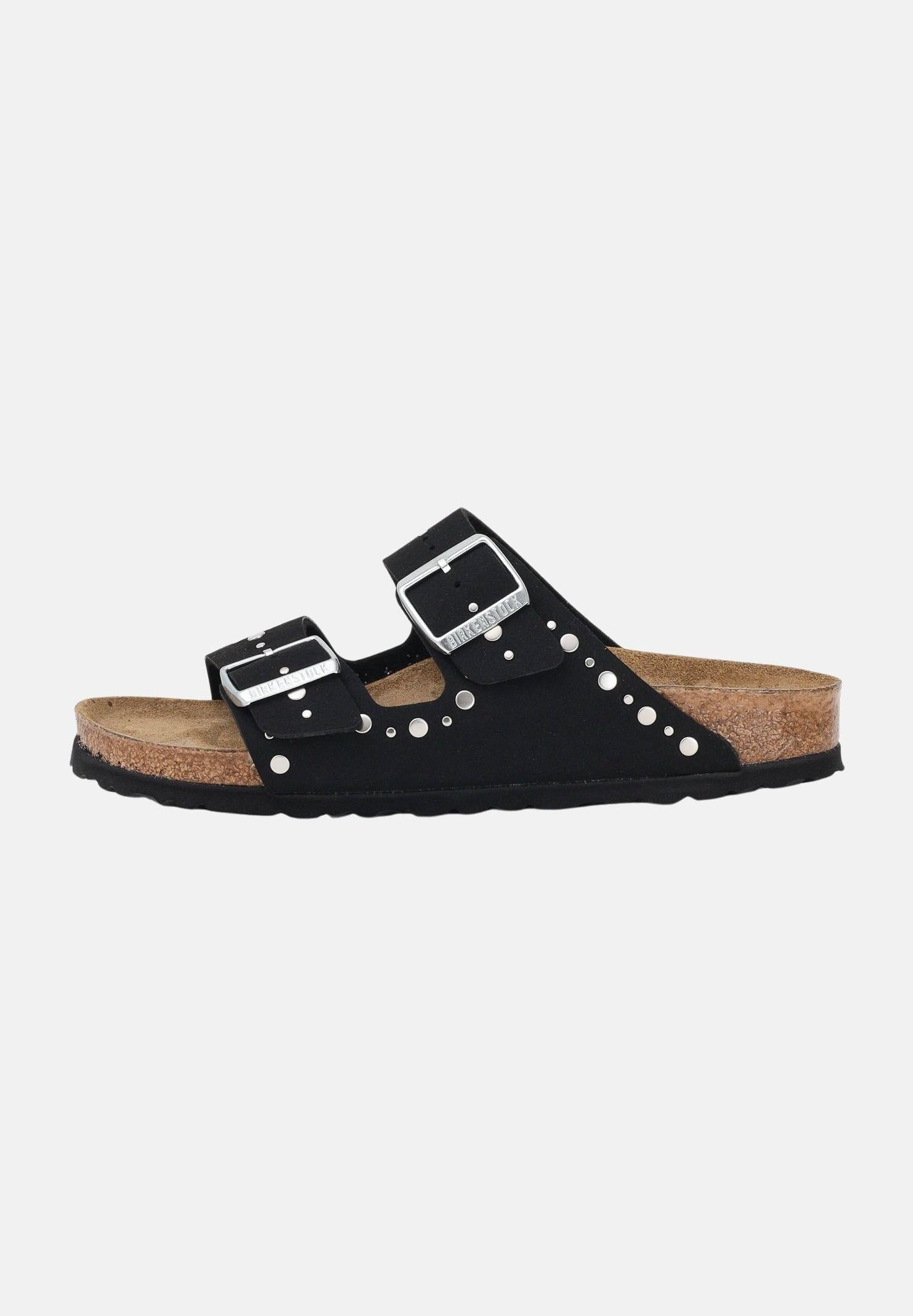 BIRKENSTOCK Ciabatte Arizona Rivet Border nere da donna 1031646 . BIRKENSTOCK 