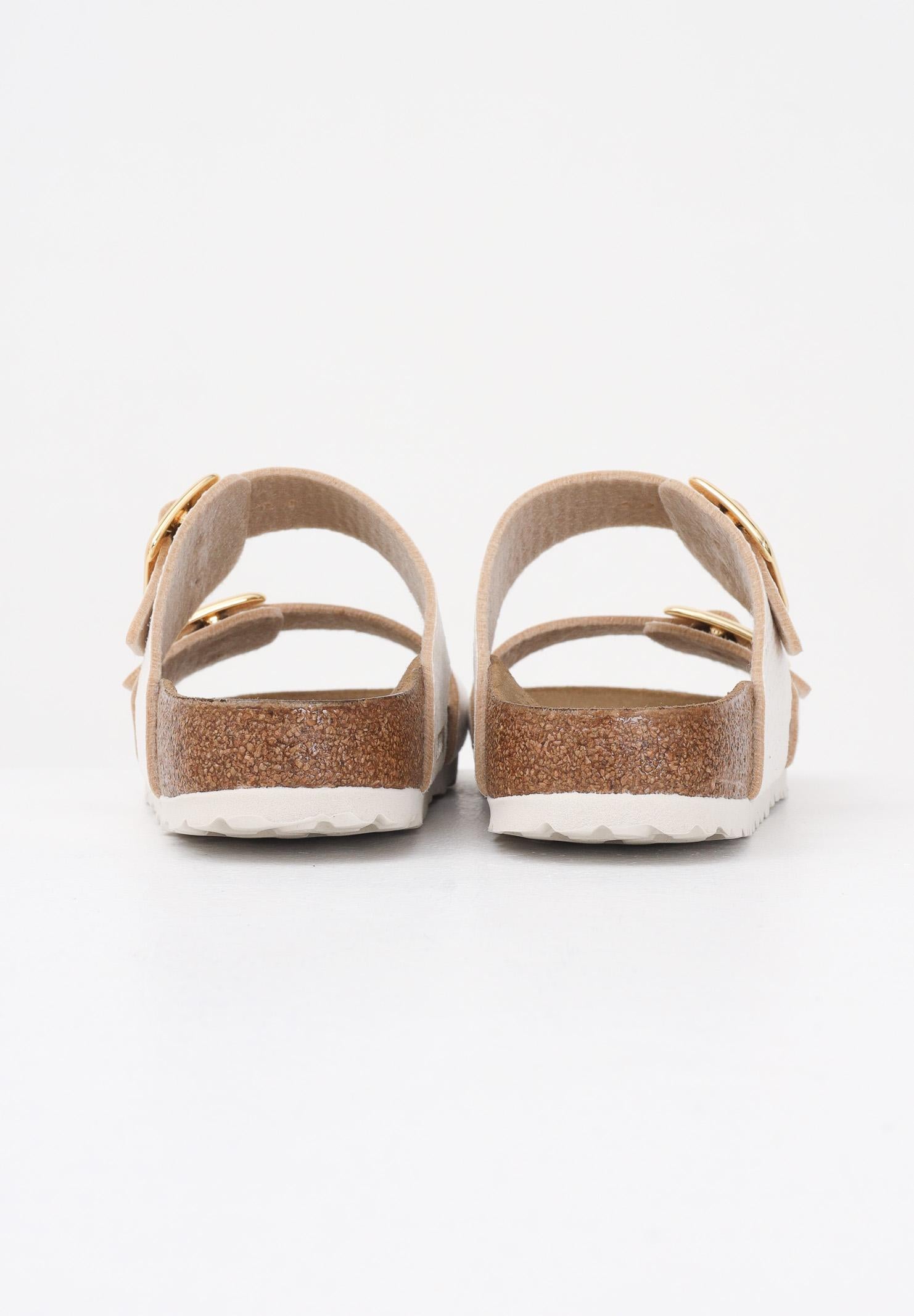BIRKENSTOCK Ciabatte Sydney Cushion Buckle crema da donna 1030258 . BIRKENSTOCK 