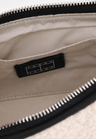 TOMMY JEANS Borsa a spalla panna da donna in tessuto effetto shearling AW0AW18011 YBH TOMMY JEANS 
