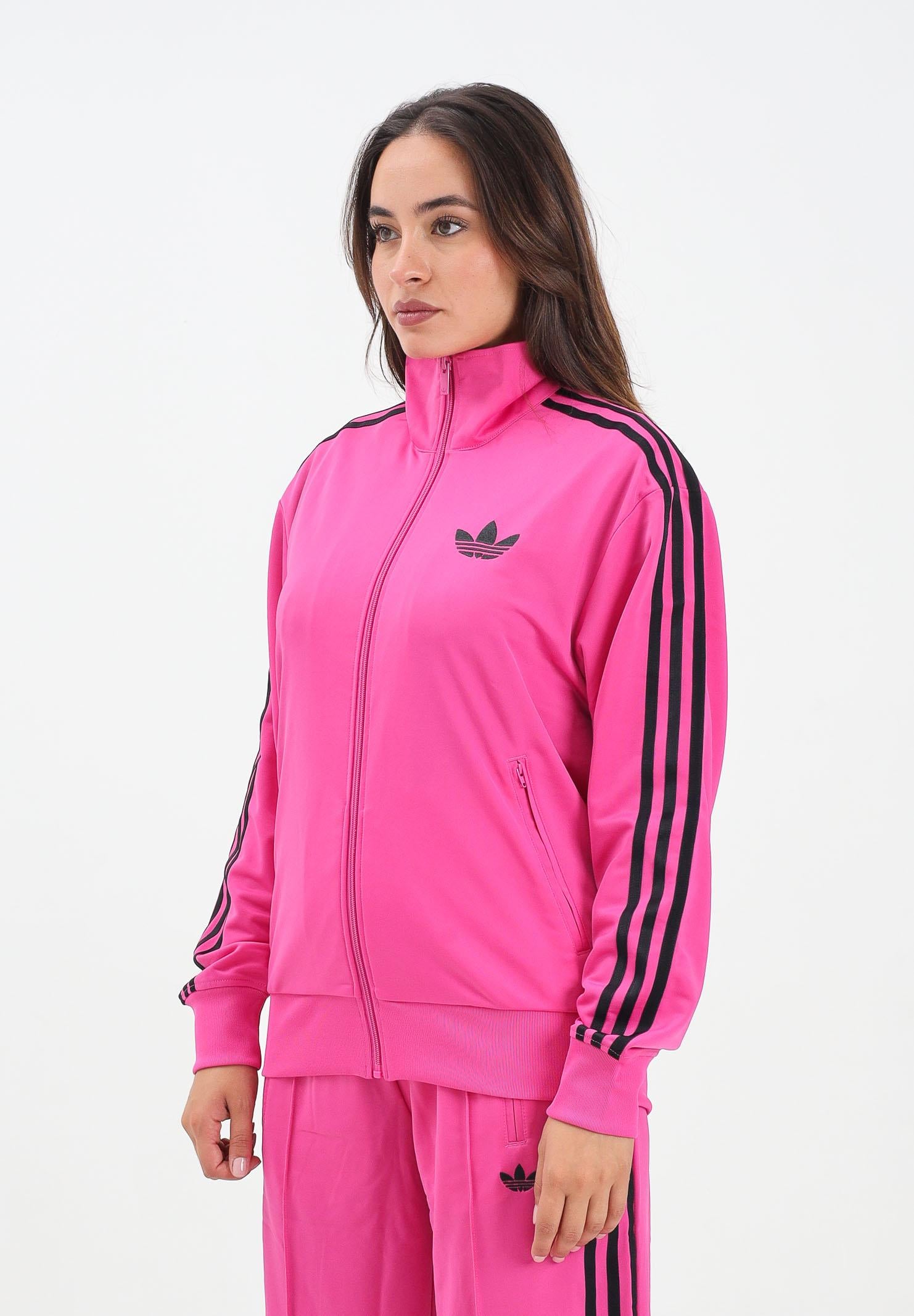 ADIDAS ORIGINALS Felpa con zip adicolor Classic Firebird Loose fucsia da donna JX7866  ADIDAS ORIGINALS 