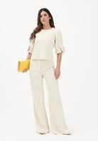 VICOLO Pantalone elegante burro da donna TAB0242 ABU04 VICOLO 