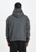 SPRAYGROUND Felpa con cappuccio grigia e nera da uomo rifinita da Shark SP823GBLK  SPRAYGROUND 