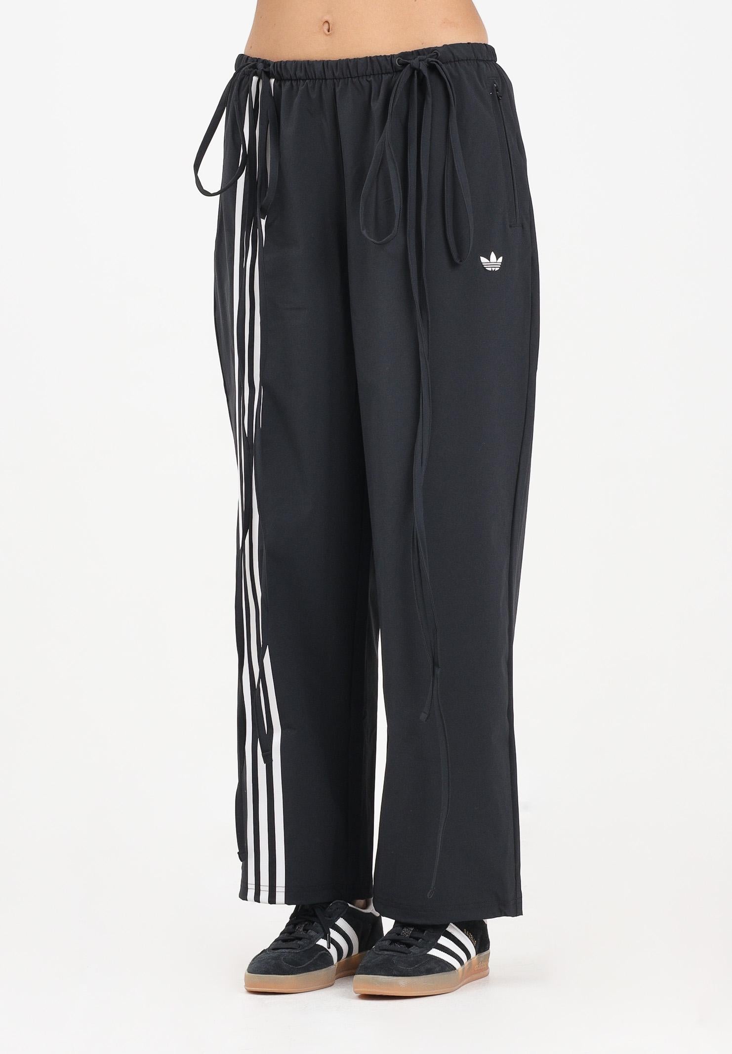 ADIDAS ORIGINALS Pantalone sportivo Ribbon Parachute nero da donna JV9727  ADIDAS ORIGINALS 