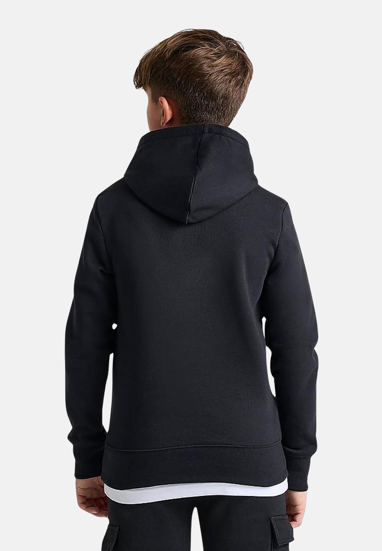 Felpa con cappuccio natalizia nera da bambino 957163 023 JORDAN 