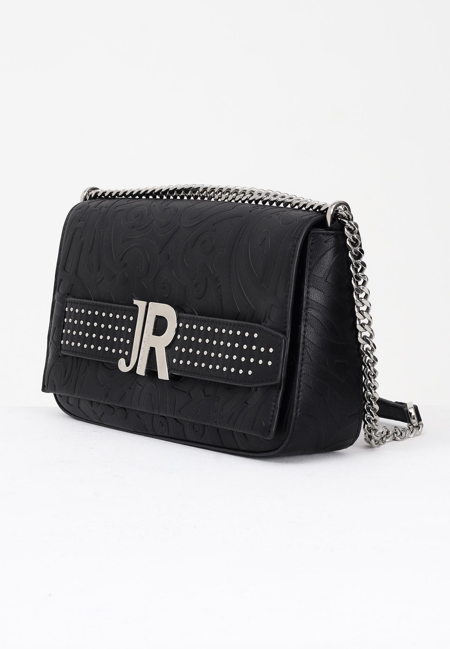RICHMOND Borsa a tracolla nera da donna con logo JR RWA25189BO BL RICHMOND 