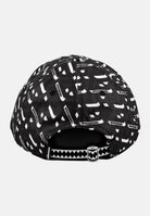 SPRAYGROUND Cappello con visiera nero per uomo e donna con stampa logata e iconico shark mouth SP15012BLK . SPRAYGROUND 