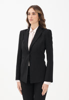 PATRIZIA PEPE Giacca monopetto nera da donna 8S0565A6F5 K103 PATRIZIA PEPE 